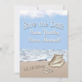 Destination Beach Wedding Save the Date (Vorderseite)