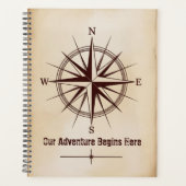 Destination Coordinates Compass | Travel Wedding Planer (Vorderseite)