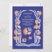 Destination Greece Santorini Wedding Einladung (Vorderseite)