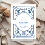 Destination Greece Santorini Wedding Einladung<br><div class="desc">Ankündigung der Destination Griechenland Santorini Hochzeit Einladung - eine Einladung zu einer traumhaften Feier in einem der bezauberndsten und romantischsten Reiseziele der Welt. Mit der atemberaubenden Kulisse der sonnenverwöhnten Landschaft Santorins und dem azurblauen Wasser ist diese sorgfältig gestaltete Hochzeitseinladung ein Set für eine unvergessliche Hochzeit in Urlaubsort. Lade deine Lieben...</div>