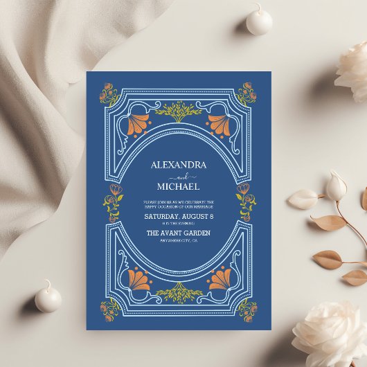Destination Greece Santorini Wedding Einladung
