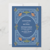 Destination Greece Santorini Wedding Einladung (Vorderseite)