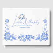 Destination Greece Santorini Wedding Gästebuch (Vorderseite)