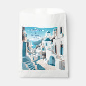 Destination Greece Santorini Wedding Geschenktütchen (Vorderseite)