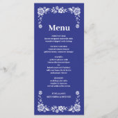 Destination Greece Santorini Wedding Menükarte (Vorderseite)