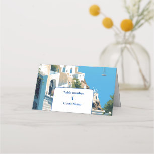 Destination Greece Santorini Wedding Platzkarte
