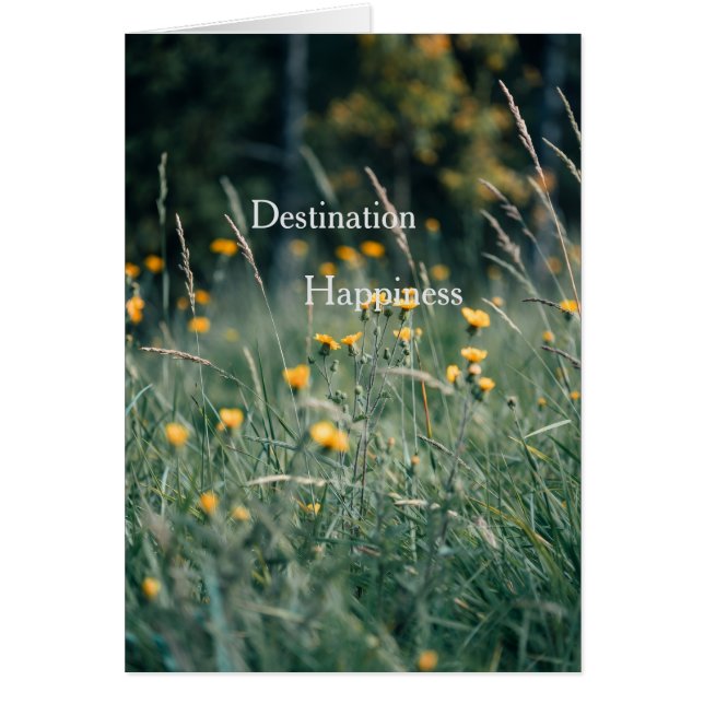Destination Happiness Card (Vorne)