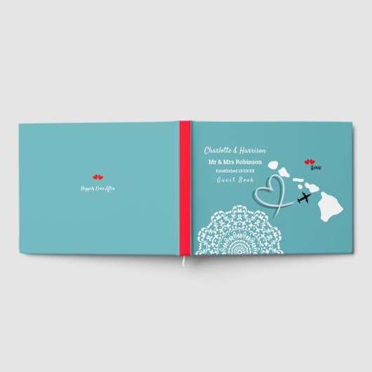 Destination Hawaii Wedding Gästebuch (Voll)
