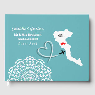 Destination Korfu Griechische Insel Hochzeit Gästebuch