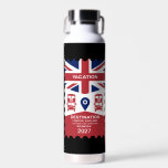 Destination London UK Vacation Trinkflasche<br><div class="desc">Destination London UK Vacation. ©Copyright HGIFY speichert nur. Alle Rechte vorbehalten. Geben Sie Reisjahr oder Familienname ein.</div>