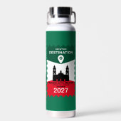 Destination Mexiko Urlaub Geschenk Trinkflasche (Rückseite)
