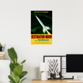 DESTINATION MOON Retro Hollywood Sci Fi Film Movie Poster (Heimbüro)