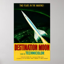 DESTINATION MOON Retro Hollywood Sci Fi Film Movie