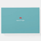 Destination Santorini Griechenland Hochzeit Gästebuch (Rückseite)