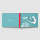 Destination Santorini Griechenland Hochzeit Gästebuch (Voll)