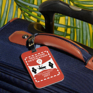 Destination Schweiz Urlaub Geschenk Gepäckanhänger