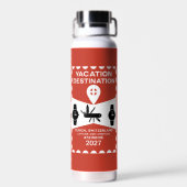 Destination Schweiz Urlaub Geschenk Trinkflasche (Rückseite)