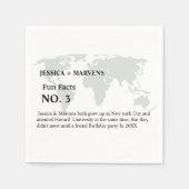 Destination Spaß - Hochzeit, Probe Serviette (Vorderseite)