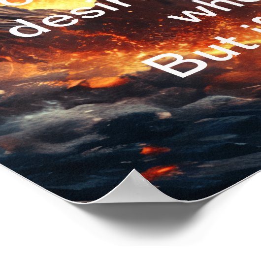 Destination von Feuer und Eis Poster (Ecke)