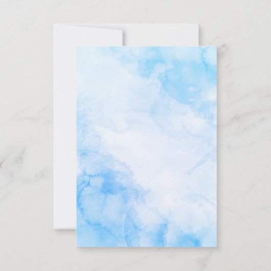 Destination Wedding Modern Bougainvillea QR Code Save The Date (Rückseite)