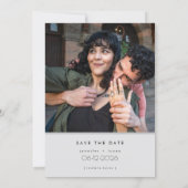 Destination Wedding Photo Save the Date (Rückseite)