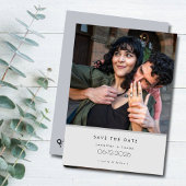 Destination Wedding Photo Save the Date