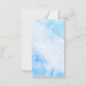 Destination Wedding QR Code Online RSVP Cards Mitteilungskarte (Rückseite)