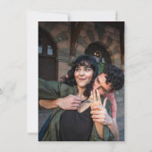 Destination Wedding Tropical Beach Save the Date (Rückseite)