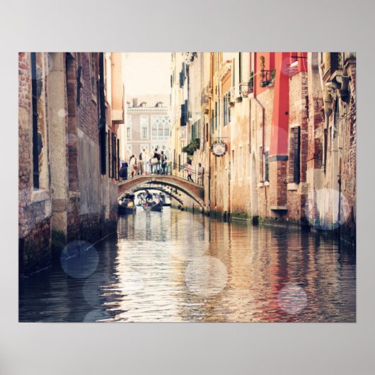 Destinations | Venice Gondolas Photograph Poster (Vorne)