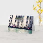 Destinations | Venice Waterfront Photograph Karte (Gelbe Blume)