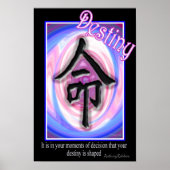Destiny - Chinesisches Symbol Poster (Vorne)