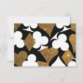 Destiny Gold Las Vegas Wedding QR Code Antwort (Rückseite)