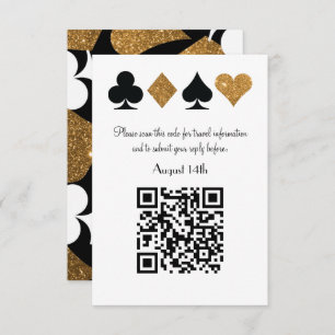 Destiny Gold Las Vegas Wedding QR Code Antwort