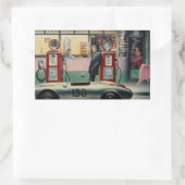 Destiny Highway Rechteckiger Aufkleber (Tasche)