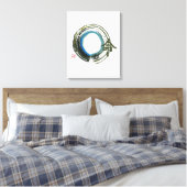 Destiny in Zen, Enso Leinwanddruck (Insitu (Schlafzimmer))