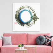 Destiny in Zen, Enso Leinwanddruck (Insitu (Wohnzimmer))