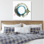 Destiny in Zen, Enso Leinwanddruck (Insitu (Schlafzimmer))