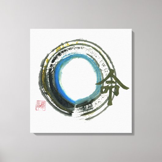 Destiny in Zen, Enso Leinwanddruck (Vorderseite)
