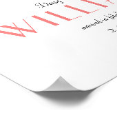 Destiny Las Vegas Hochzeitsjubiläum Print Poster (Ecke)