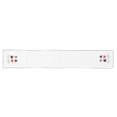 Destiny Las Vegas Red White Empfang Table Runner Großer Tischläufer (Horizontal)