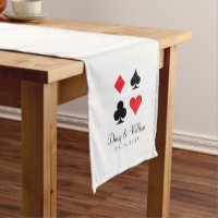 Destiny Las Vegas Red White Empfang Table Runner