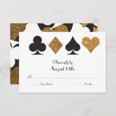 Destiny Las Vegas Wedding Antwort Imitats Gold Gli (Vorne/Hinten)