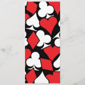 Destiny Las Vegas Wedding Menu Menükarte (Rückseite)