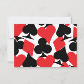 Destiny Las Vegas Wedding RSVP Antwortkarte (Rückseite)