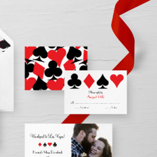Destiny Las Vegas Wedding RSVP Antwortkarte Karte
