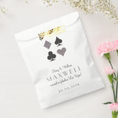 Destiny Las Vegas Wedding Silver Glitzer Fvor Bag Geschenktütchen (Versiegelt)