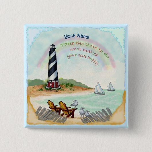 Destiny Lighthouse Button (Vorderseite)