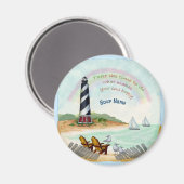 Destiny Lighthouse Round Magnet (Vorderseite/Rückseite)