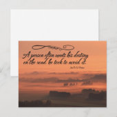 Destiny Postkarte (Vorne/Hinten)