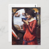 DESTiNY, von John William Waterhouse, 1900 Postkarte (Vorne/Hinten)